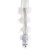 Pleaser ADORE-728F Plateau Sandaletten Clear Weiß EU-35 / US-5