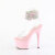 Pleaser ADORE-791-2RS Plateau Sandaletten Clear Strass Pink EU-35 / US-5