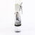 Pleaser ADORE-791-2RS Plateau Sandaletten Clear Strass Schwarz EU-41 / US-11