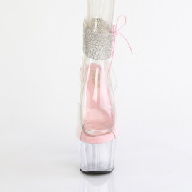Pleaser ADORE-791-2RS Plateau Sandaletten Clear Strass...