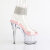 Pleaser ADORE-791-2RS Plateau Sandaletten Clear Strass Pink Transparent EU-35 / US-5