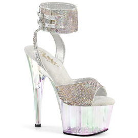 Pleaser ADORE-791HTRS Plateau Sandaletten Holograma...