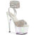 Pleaser ADORE-791HTRS Plateau Sandaletten Holograma Strass Silber EU-35 / US-5