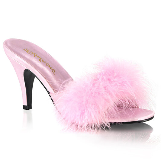 Fabulicious AMOUR-03 Pantoletten Kunstleder Pink EU-37 / US-7