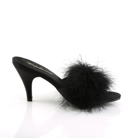 Fabulicious AMOUR-03 Pantoletten Kunstleder Schwarz EU-37 / US-7