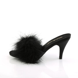 Fabulicious AMOUR-03 Pantoletten Kunstleder Schwarz EU-41 / US-11