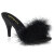 Fabulicious AMOUR-03 Pantoletten Kunstleder Schwarz EU-41 / US-11
