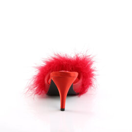 Fabulicious AMOUR-03 Pantoletten Kunstleder Rot EU-38 / US-8