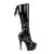 Pleaser Kniestiefel DELIGHT-2029 Schwarz EU-39 / US-9