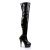 Pleaser Overknee Stiefel DELIGHT-3000 Schwarz EU-35 / US-5