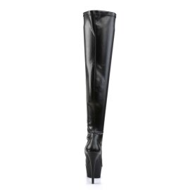 Pleaser Overknee Stiefel DELIGHT-3000 Schwarz EU-35 / US-5