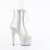 Pleaser BEJEWELED-1021C-2 Plateau Stiefeletten Clear Strass Silber Transparent EU-36 / US-6