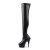 Pleaser Overknee Stiefel DELIGHT-3000 Schwarz EU-38 / US-8