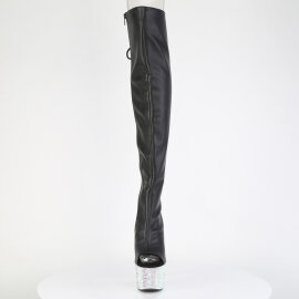 Pleaser BEJEWELED-3019MS-7 Plateau Overknee Stiefel...