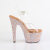 Pleaser BEJEWELED-708MS Plateau Sandaletten Clear Strass Gold EU-37 / US-7