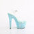 Pleaser BEJEWELED-708RRS Plateau Sandaletten Clear Strass Türkis EU-42 / US-12