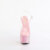 Pleaser BEJEWELED-708RRS Plateau Sandaletten Clear Strass Pink EU-35 / US-5