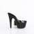 Pleaser BEJEWELED-712RS Plateau Pantoletten Clear Strass Schwarz EU-38 / US-8