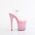 Pleaser BEJEWELED-808RRS Plateau Sandaletten Clear Strass Pink EU-35 / US-5
