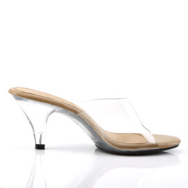 Fabulicious BELLE-301 Pantoletten Clear Beige EU-42 / US-12