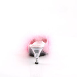 Fabulicious BELLE-301F Pantoletten Clear Kunstleder Pink EU-39 / US-9