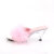 Fabulicious BELLE-301F Pantoletten Clear Kunstleder Pink EU-39 / US-9
