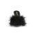 Fabulicious BELLE-301F Pantoletten Clear Kunstleder Schwarz EU-39 / US-9