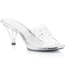 Fabulicious BELLE-301RS Pantoletten Clear Strass...