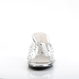 Fabulicious BELLE-301RS Pantoletten Clear Strass...