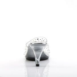 Fabulicious BELLE-301RS Pantoletten Clear Strass Transparent EU-38 / US-8