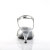 Fabulicious BELLE-316 Sandaletten Clear Metallic Kunstleder Silber EU-35 / US-5