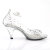 Fabulicious BELLE-330RS Plateau Sandaletten Clear Strass Transparent EU-35 / US-5