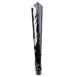 Pleaser Overknee Stiefel DELIGHT-3010 Schwarz EU-40 / US-10