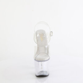 Pleaser BLISS-708 Plateau Sandaletten Clear EU-35 / US-5