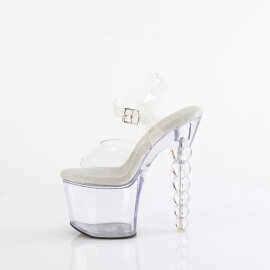 Pleaser BLISS-708 Plateau Sandaletten Clear EU-38 / US-8