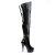 Pleaser Overknee Stiefel DELIGHT-3010 Schwarz EU-42 / US-12