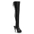 Pleaser Overknee Stiefel DELIGHT-3017 Schwarz EU-39 / US-9