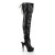 Pleaser Overknee Stiefel DELIGHT-3017 Schwarz EU-39 / US-9