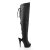 Pleaser Overknee Stiefel DELIGHT-3019 Schwarz EU-38 / US-8