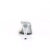 Fabulicious CARESS-401 Pantoletten Clear Silber EU-37 / US-7