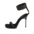 Fabulicious CHIC-40 Sandaletten Kunstleder Schwarz EU-37 / US-7
