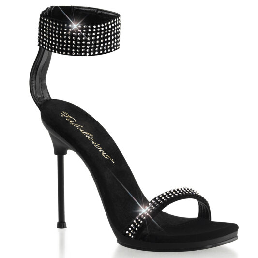 Fabulicious CHIC-40 Sandaletten Kunstleder Schwarz EU-38 / US-8