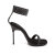 Fabulicious CHIC-40 Sandaletten Kunstleder Schwarz EU-38 / US-8