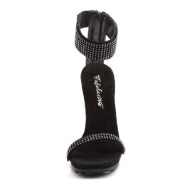 Fabulicious CHIC-40 Sandaletten Kunstleder Schwarz EU-39...