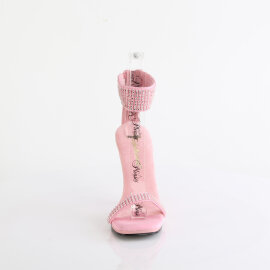 Fabulicious CHIC-40 Sandaletten Kunstleder Strass Pink...