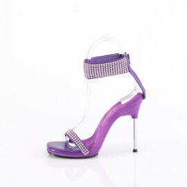 Fabulicious CHIC-40 Sandaletten Kunstleder Strass Lila EU-36 / US-6