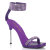 Fabulicious CHIC-40 Sandaletten Kunstleder Strass Lila EU-36 / US-6