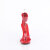 Fabulicious CHIC-40 Sandaletten Kunstleder Strass Rot EU-35 / US-5