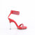 Fabulicious CHIC-40 Sandaletten Kunstleder Strass Rot EU-40 / US-10