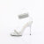 Fabulicious CHIC-40 Sandaletten Stoff Strass Silber EU-39 / US-9
